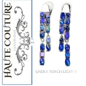 🏅Couture Unheated  Fire Opal Dangle Earrings